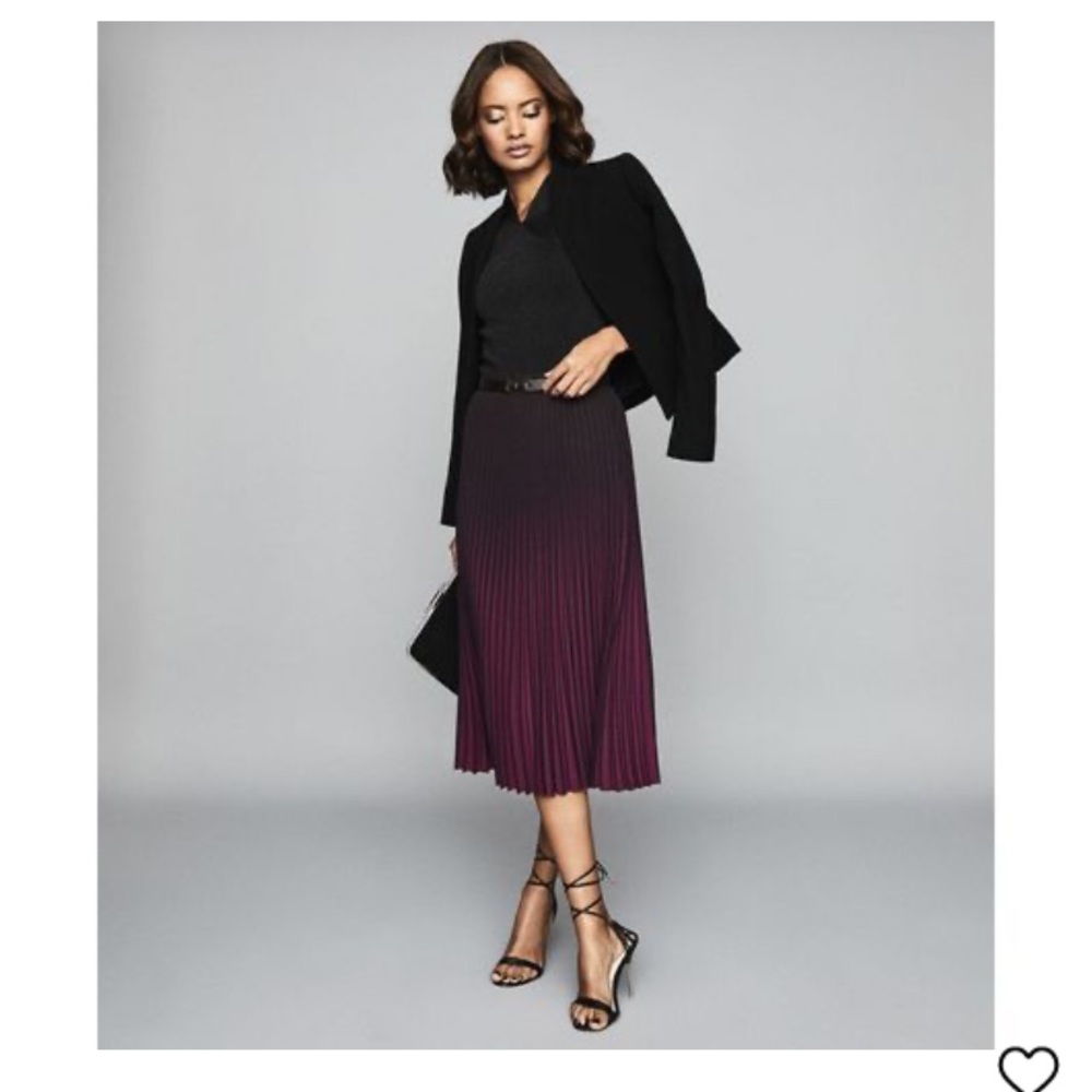 Reiss Marlie ombre skirt size 4